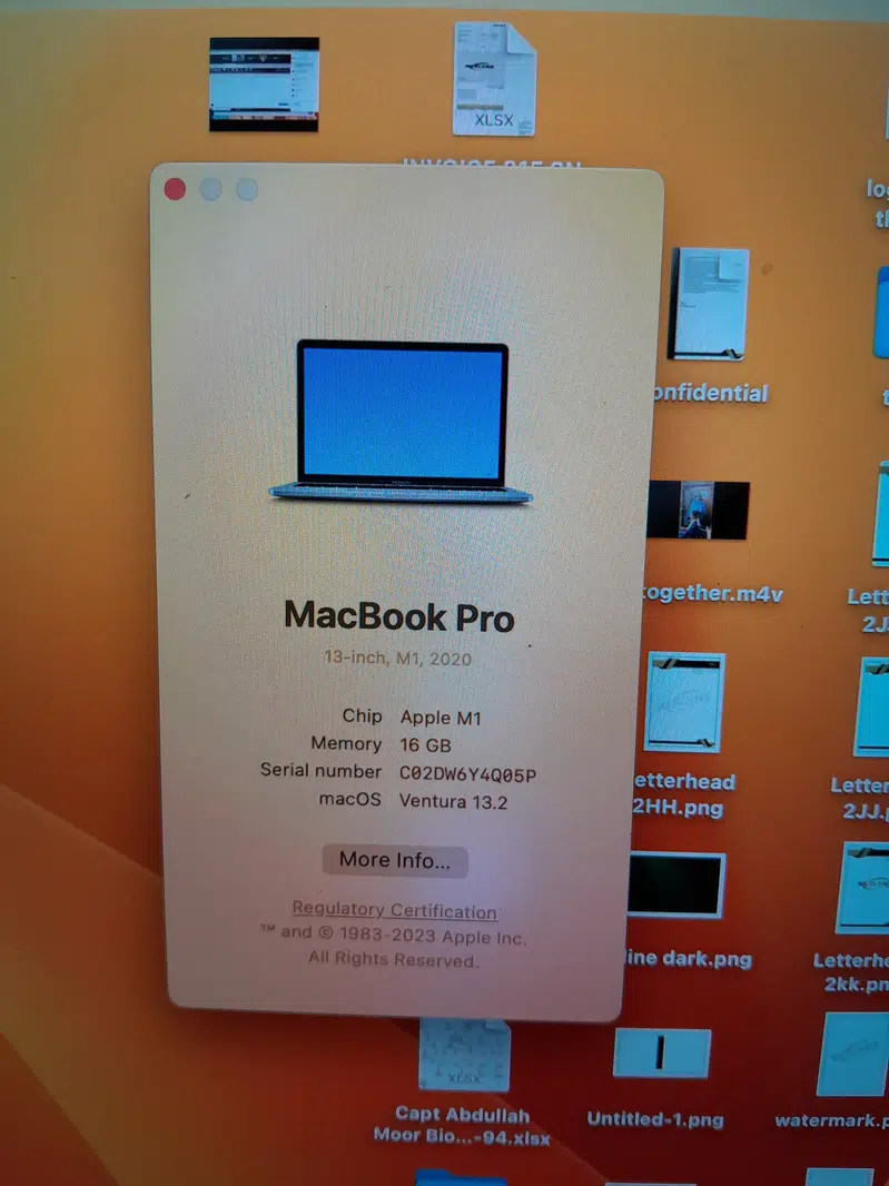 Macbook pro m1 16GB 2TB