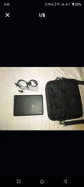Lenovo Chromebook N23 with bag and charger