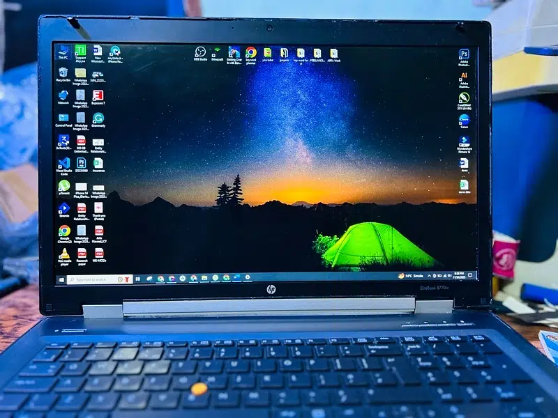 HP elitebook Workstation 8770 w Gaming laptop in Good condition