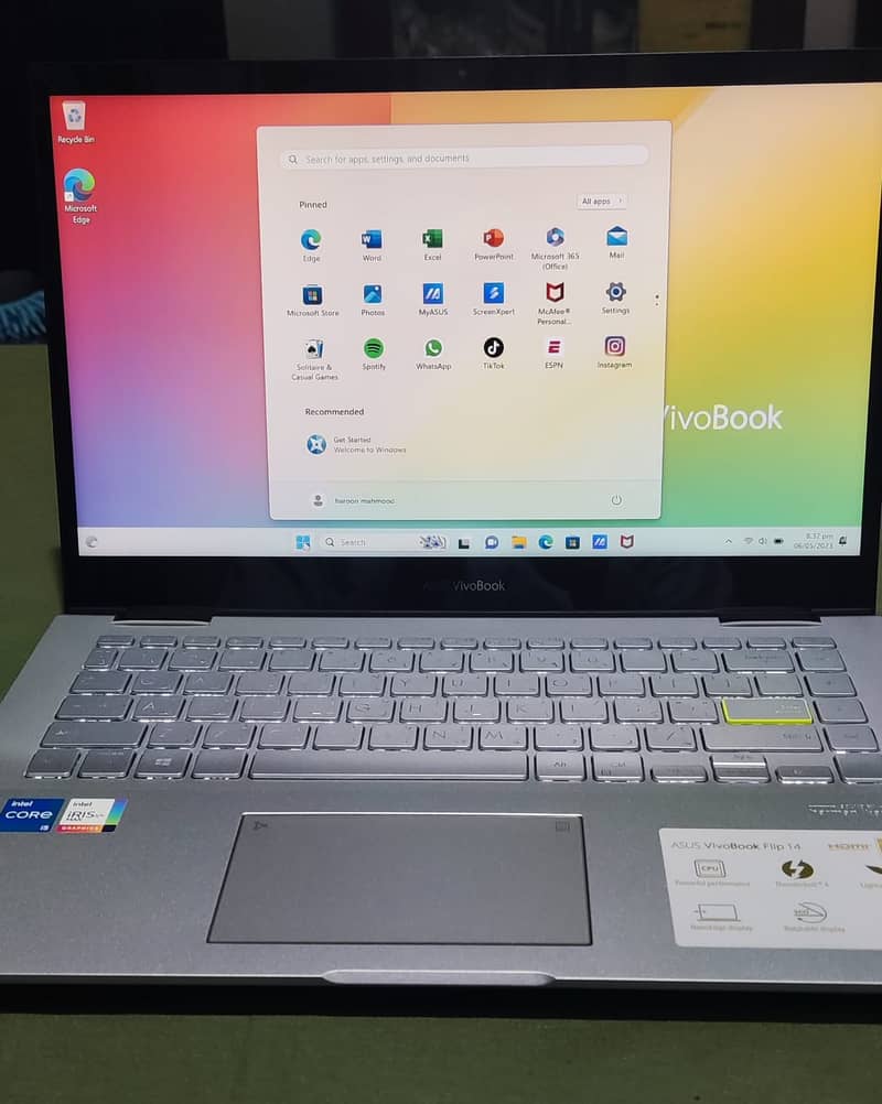 ASUS vivobook flip 14 core i5 11th generation