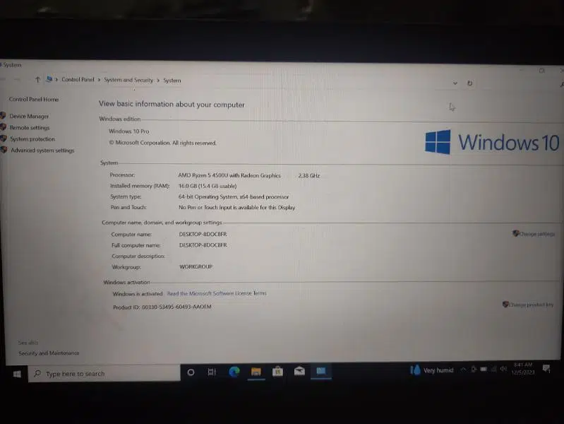 HP Ryzen 5