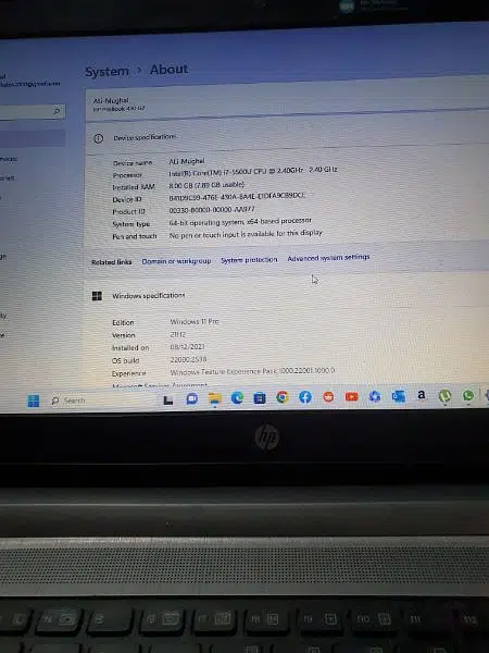 Hp laptop for sale