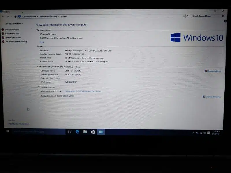 HP laptop elite book 8470p
