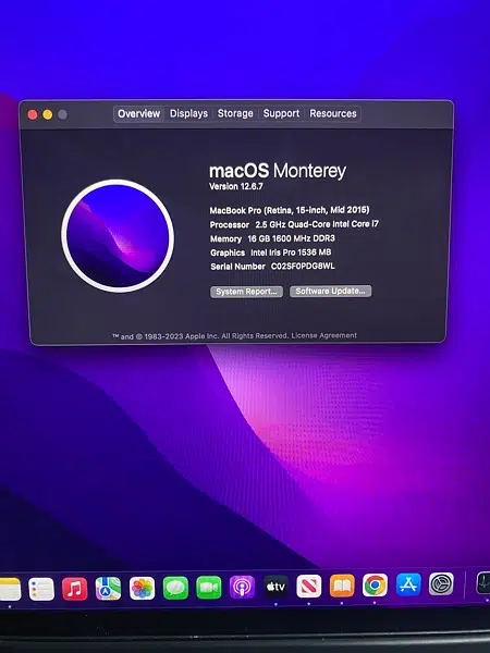 MacBook Pro (Retina, 15-inch, Mid 2015)