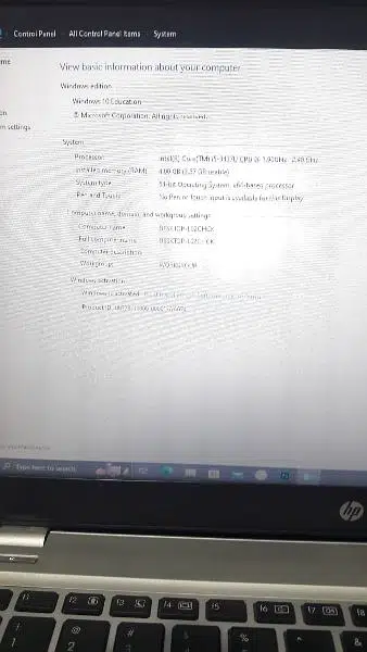 HP Elitebook i5 3rd generation