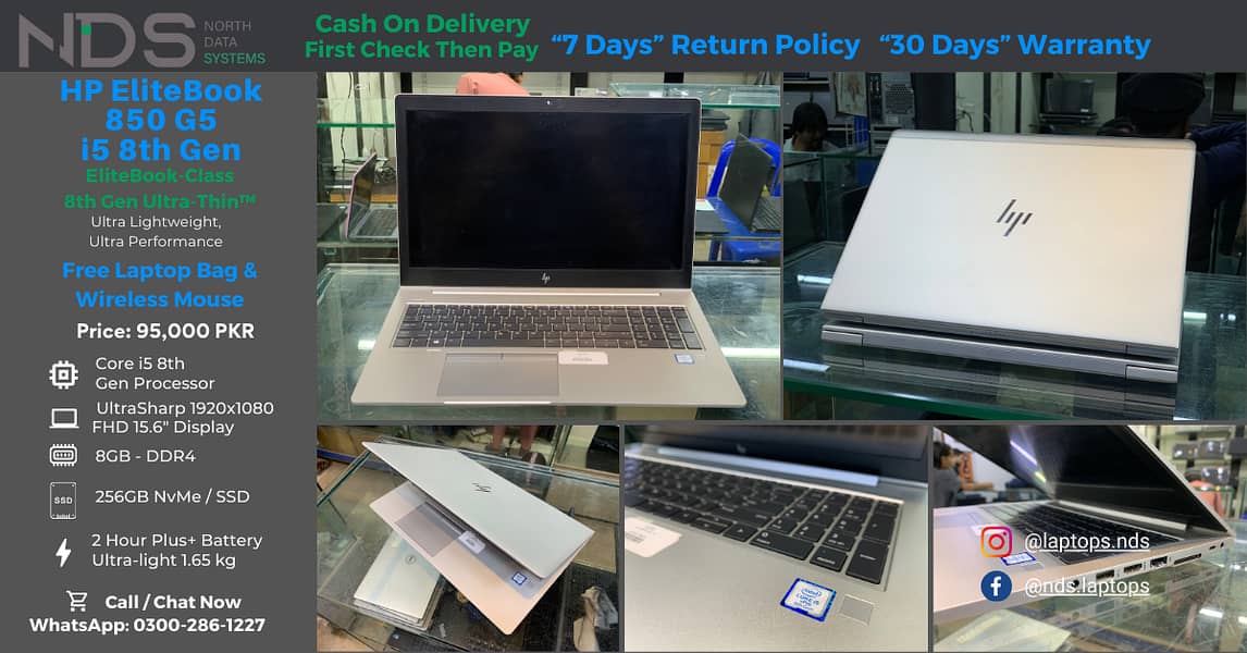 laptop | HP EliteBook 850 G5 | hp laptop | core i5 | 8th generation