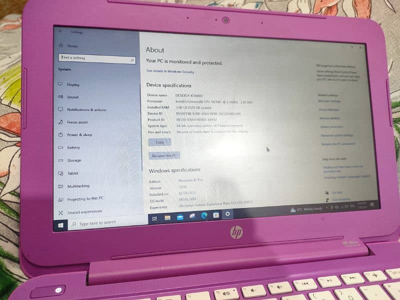 HP laptop for sale