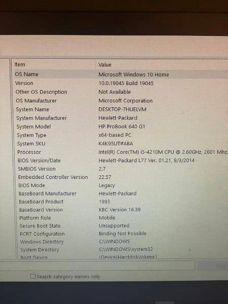 HP Pro book 640 G1 i5
