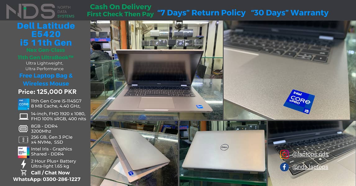 laptop/Dell latitude E5420/dell laptop/core i5/11th generation