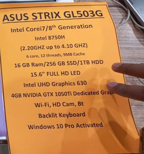 ASUS STRIX GL503G