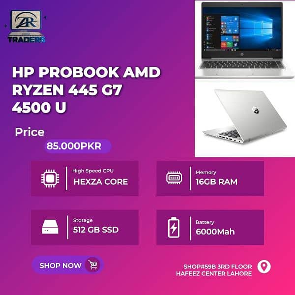 Laptop HP Probook 445g7 Ryzen 5 4500u / Laptop for Sale