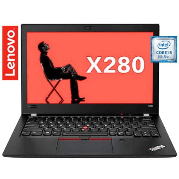 Lenovo x280, i5 8thgen, 8gb ram, 256SSd,