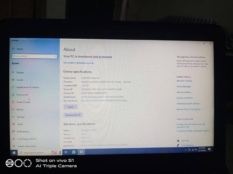 DELL LAPTOP CORE I5.4TH GENERATION DELL DELIVERY ALL PAKISTAN SEPRATE