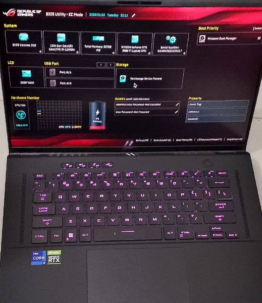 Asus ROG zephyrus i9 12th gen