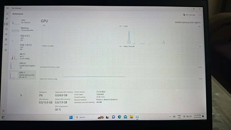 Gaming laptop Dell G3-3500