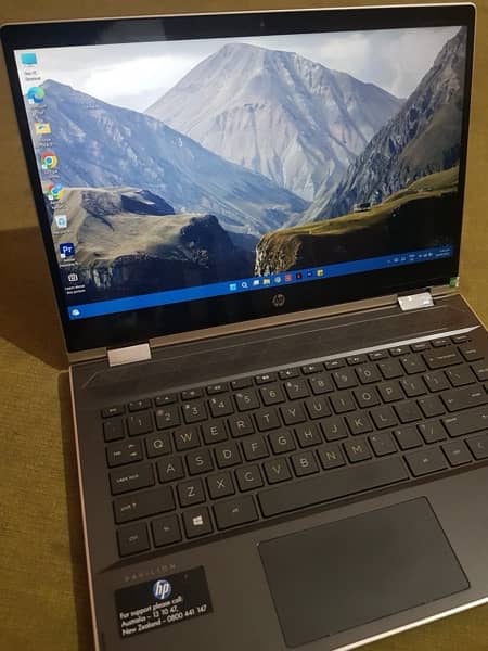 hp pavillion 360 rotatable touch screen i5 8th generation 16 gb ram.