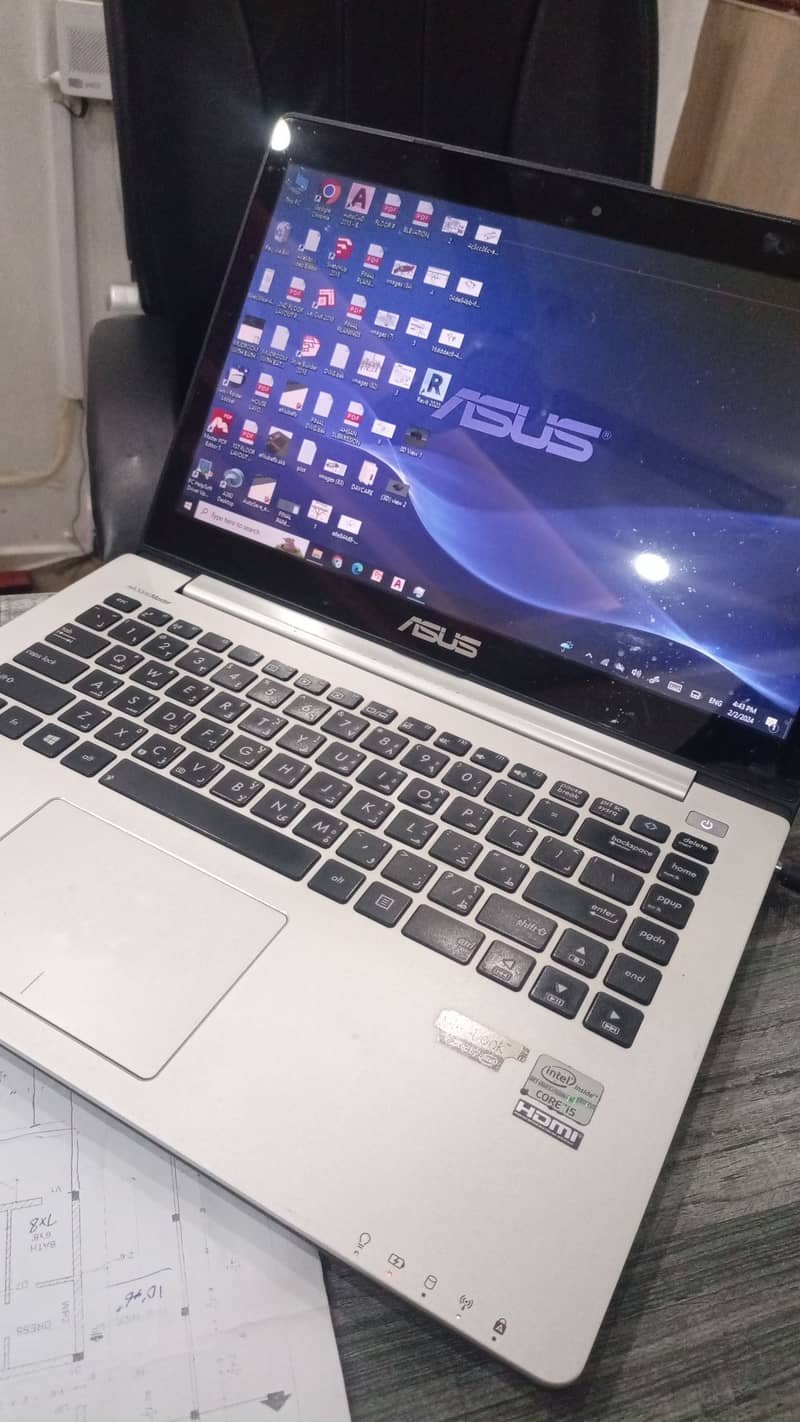 Asus Core i5 , Touch Screen , Slim  , Black color