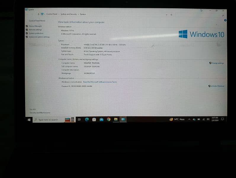 HP Pavilion X360 i3 6th generation with touch sensor