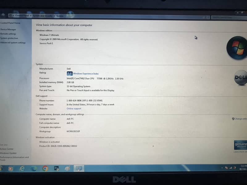 Dell latitude D630 core 2 doue