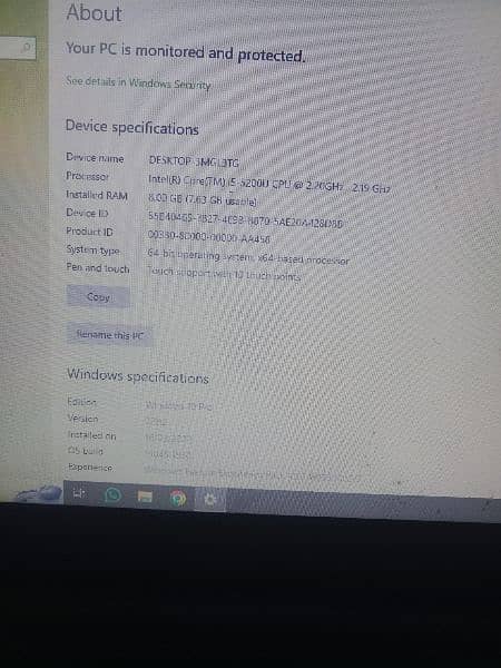 Dell 3350 laptop 6th generation 8 gb Ram. Touch screen
