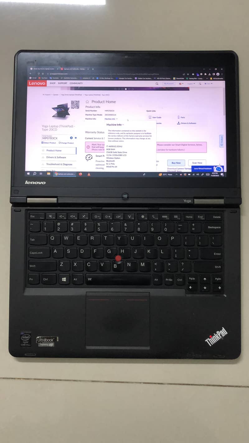 Lenovo Thinkpad Yoga Core i7 4th Gen Touch Screen