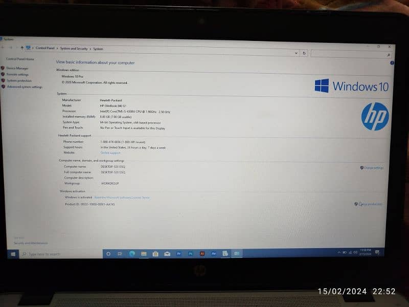 Laptop HP EliteBook