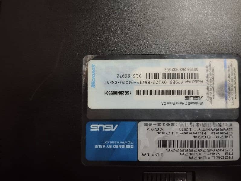 Asus u47a core i7