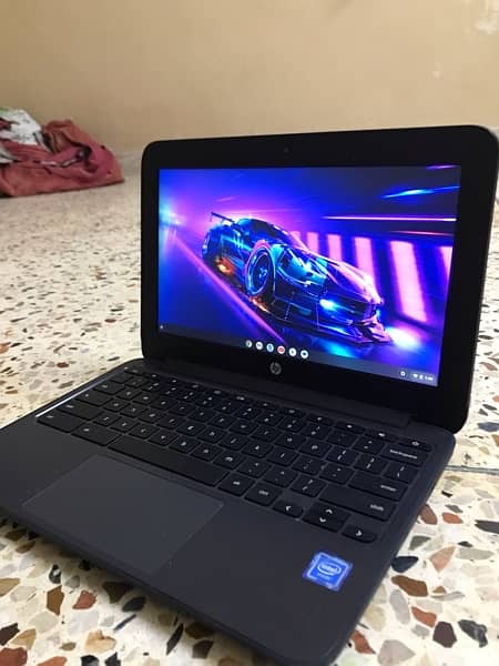 chrome book Hp 16 gb battery timing good