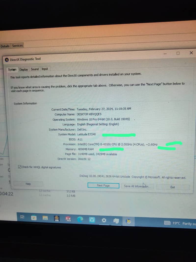 Dell laptop