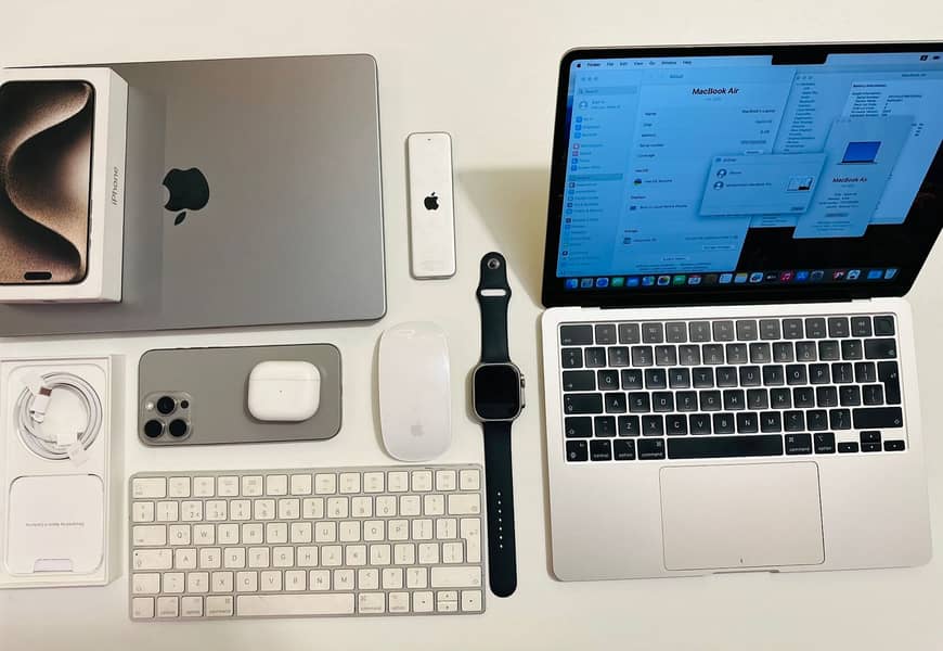 MacBook Air m2 2022 Display: 13 inches - Silver  Processor: m2  Ram: