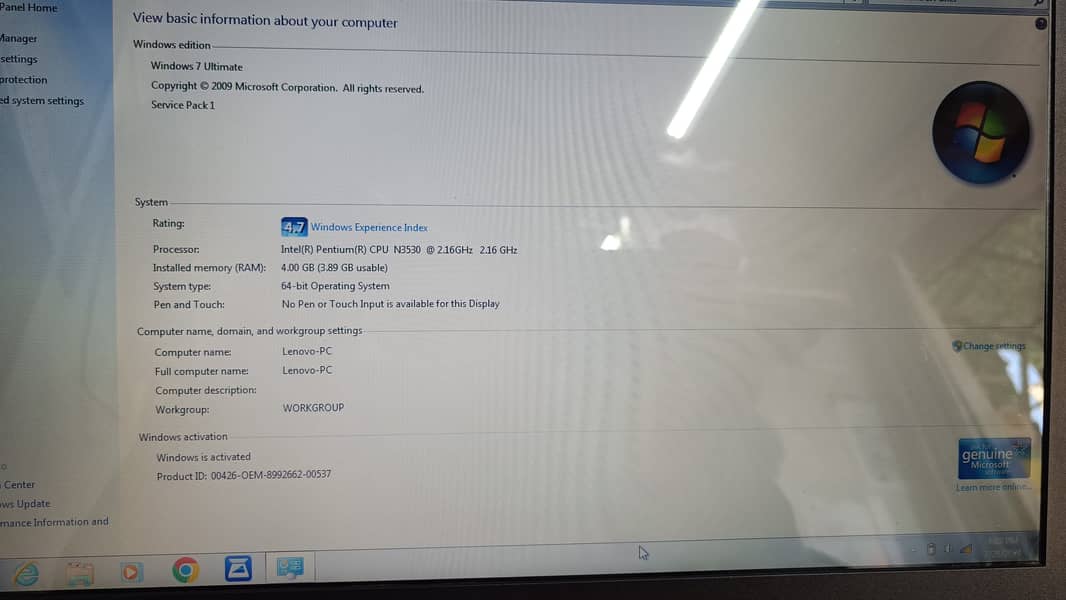 (Lenovo) Laptop - Type 80ES