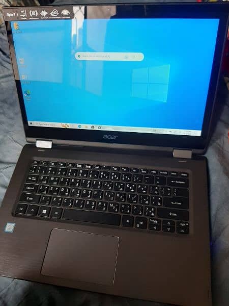 acer Spin 3 corei5 8th generation 360° touch display
