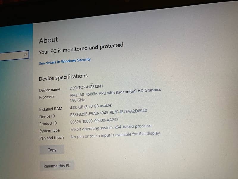HP Probook 645 4/500