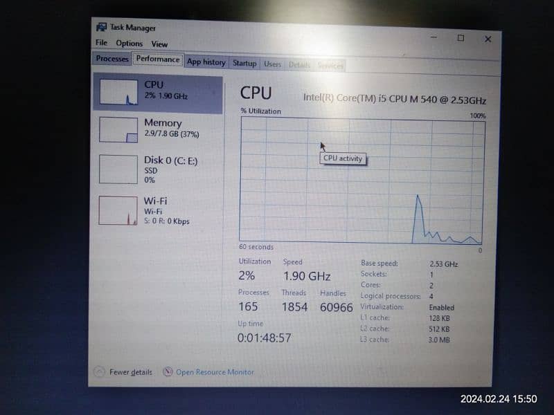 Corei5 gen1 Lenovo Thinkpad x201 Laptop