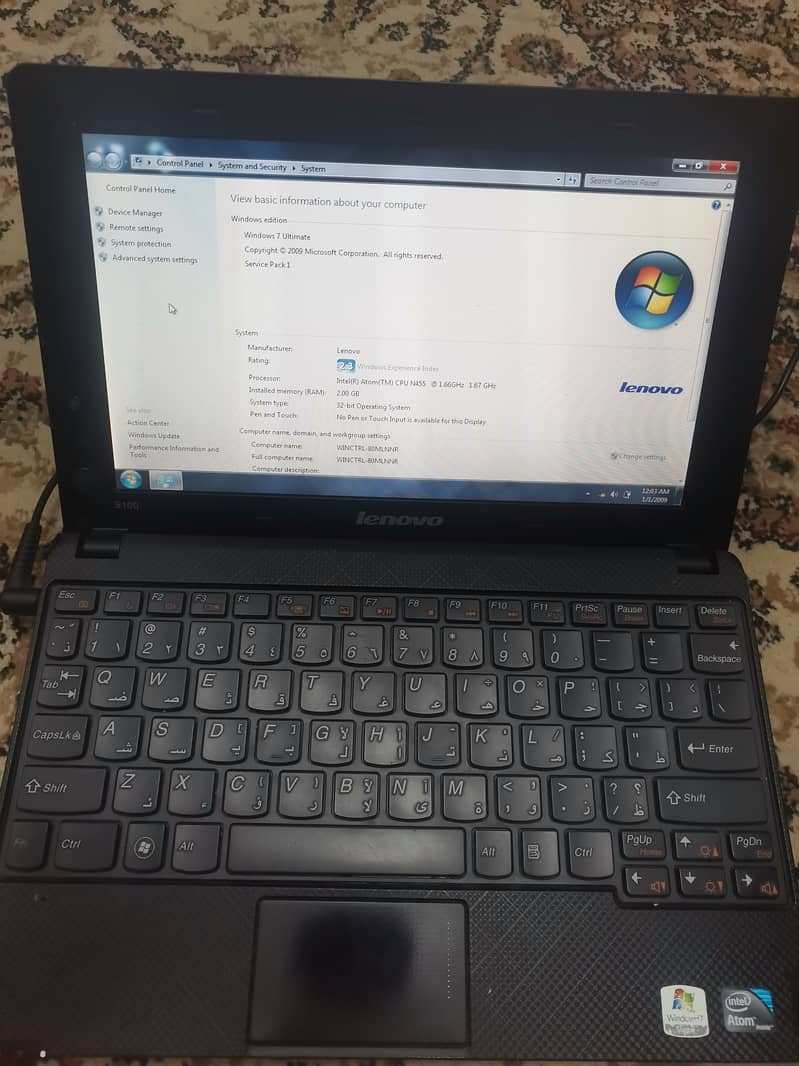 Lenovo ideapad mini atom
