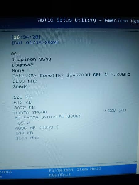 Dell Inspiron 3543 Core i5 5th generation