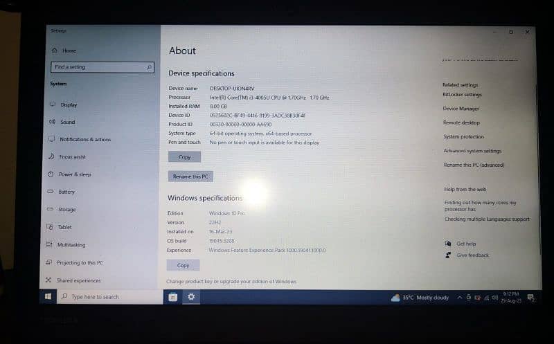 Toshiba Satellite Pro  Core i3