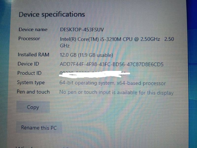 HP ENVY dv6 notebook laptop
