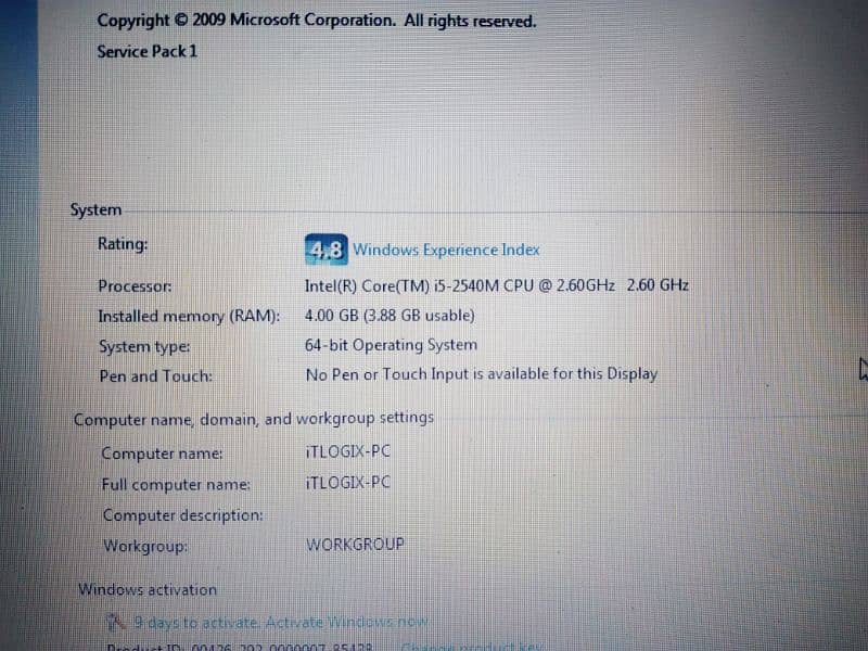 64 bit operating system 4 gb