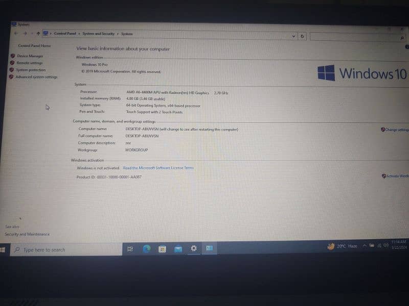 Samsung core i5 4th generation