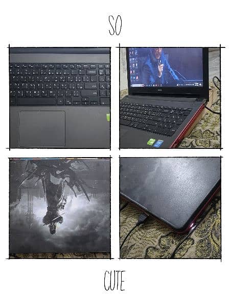 2 year used dell laptop NVIDIA GEFROCE CORE I7 5 generation