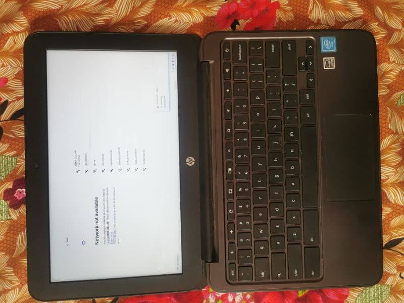 hp chrome book, battery100%