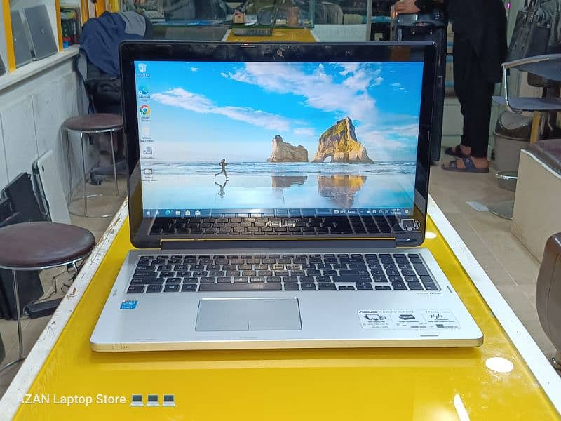 Asus vivobook T500L x360 touch Laptop i7-4th with 400SSD