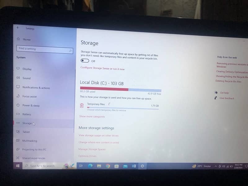Core I7 Dell laptop