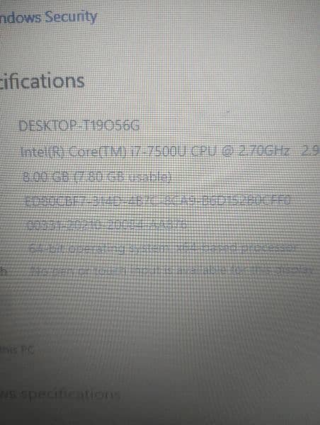 laptop i7 processors 7th generation 03009440081