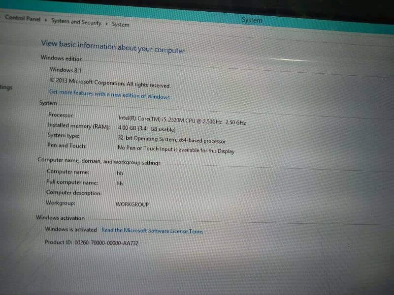 Lenovo laptop