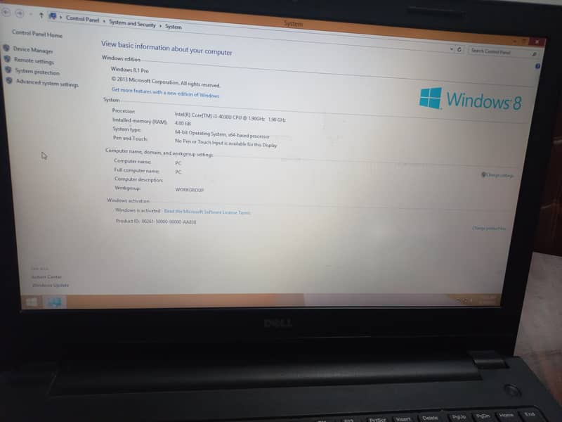 Dell laptop