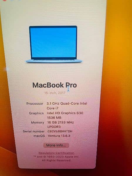 Macbook pro 2017 reasonable price