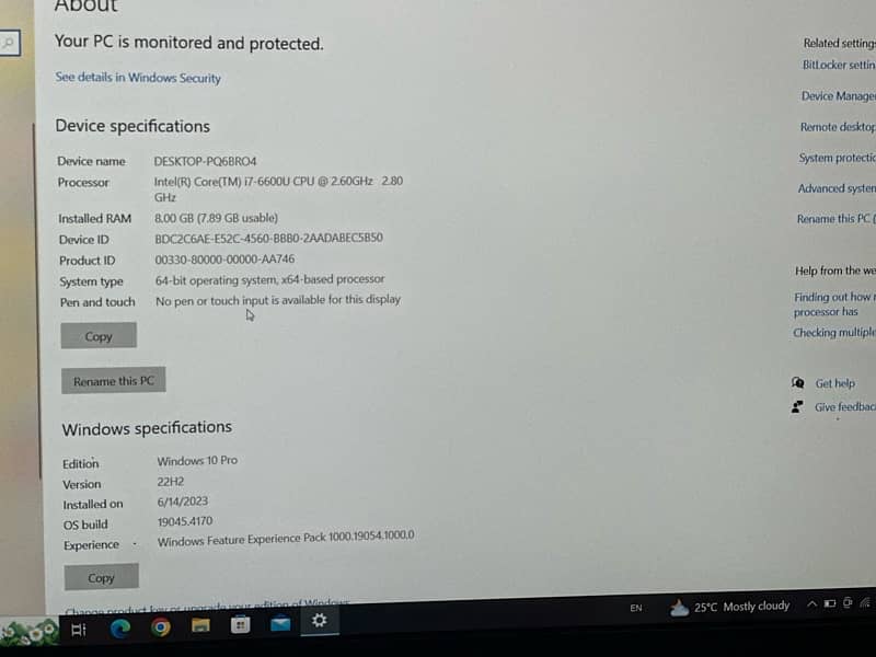 dell latitute E7270 6th gen