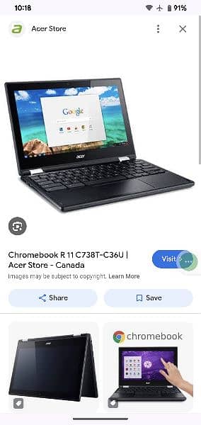 Acer R11 Chromebook 4gb ram touch secrene no open no repair all ok